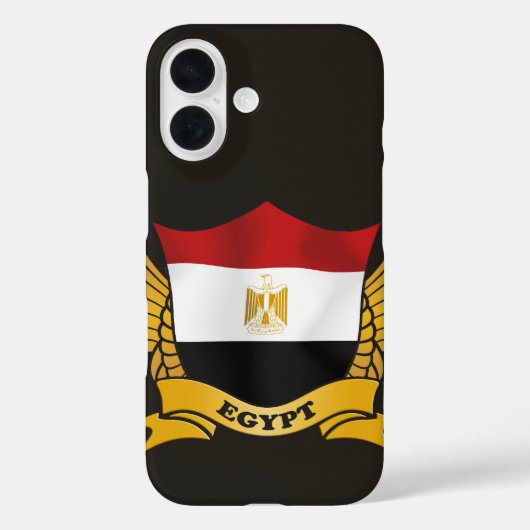 Egypt Flag Emblem Case-Mate iPhone Case (Achterkant)