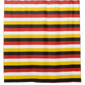 Egypt flag stripes country pattern symbol black re douchegordijn (Voorkant)