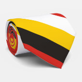 Egypt flag stripes country pattern symbol black re stropdas (Opgerold)