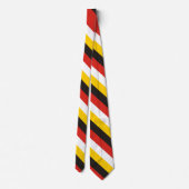 Egypt flag stripes country pattern symbol black re stropdas (Achterkant)