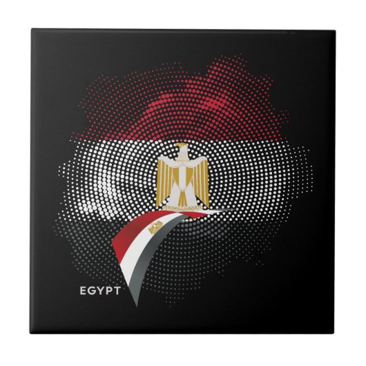 Egypt flag tegeltje (Voorkant)
