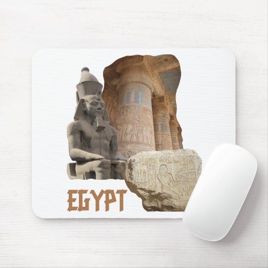 EGYPT-fotocollage mousepad Muismat (Met muis)