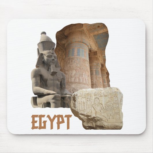 EGYPT-fotocollage mousepad Muismat (Voorkant)
