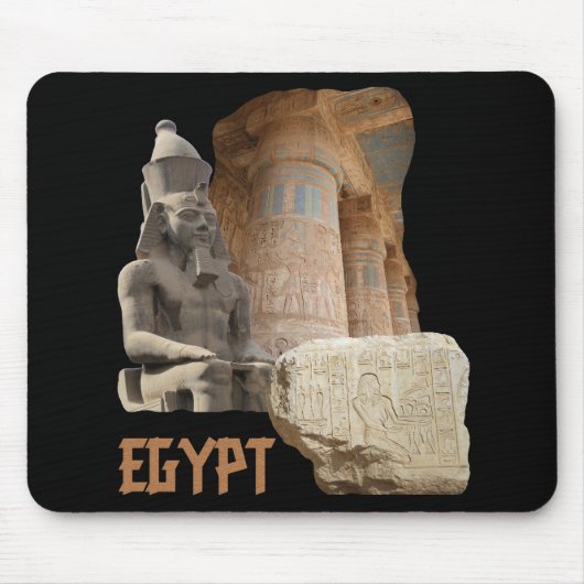 EGYPT-fotocollage mousepad Muismat (Voorkant)
