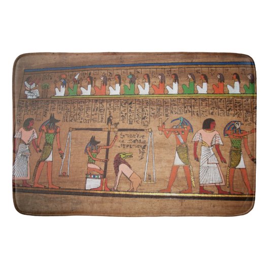 Egypt-Hieroglyphs Bath Mat (Voorkant)