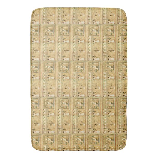 Egypt-Hieroglyphs Bath Mat (Voorkant Verticaal)