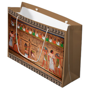 Egypt-Hieroglyphs Gift Bag Groot Cadeauzakje