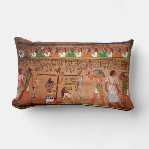 Egypt-Hieroglyphs Lumbar Pillow Kussen