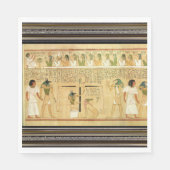 Egypt-Hieroglyphs Paper Napkin Servet (Voorkant)