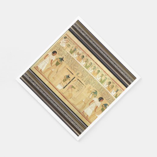 Egypt-Hieroglyphs Paper Napkin Servet (Hoek)