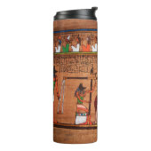 Egypt-Hieroglyphs Thermal Tumbler Thermosbeker (Gedraaid links)