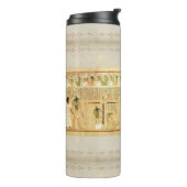 Egypt-Hieroglyphs Thermal Tumbler Thermosbeker (Gedraaid links)