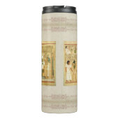 Egypt-Hieroglyphs Thermal Tumbler Thermosbeker (Achterkant)