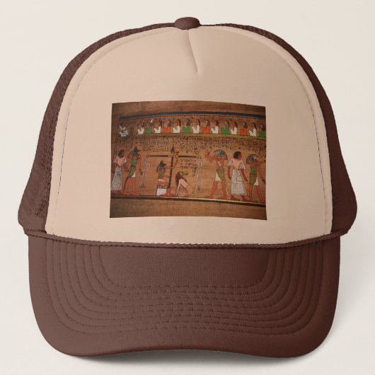 Egypt-Hieroglyphs Trucker Hat Trucker Pet (Voorkant)