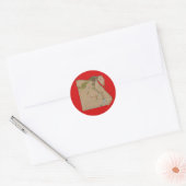Egypt Kaart Sticker (Envelop)
