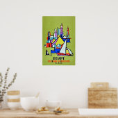 Egypt Kunst Reisposter Egyptische Print (Keuken)