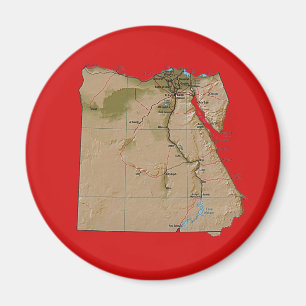 Egypt Map Magnet