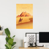 Egypt Minimaal Reisposter Poster (Thuiskantoor)