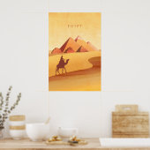 Egypt Minimaal Reisposter Poster (Keuken)