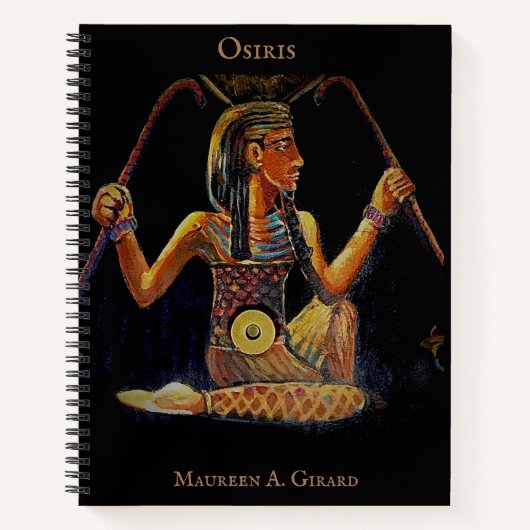 Egypt Osiris God Maureen Girard Notitieboek (Voorkant)