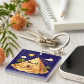 Egypt Piramide Kawaii Sleutelhanger (Voorkant Rechts)