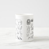 egypt porselein kop (Voorkant)