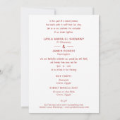 Egypt Pyramids Desert Wedding Couple Illustration Kaart (Achterkant)