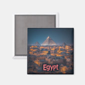 Egypt Reis Erfgoed Cadeau 🗺️ Magneet (Voorkant / Achterkant)
