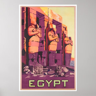Egypt Reisposter Print Egyptische Kunst VintageA