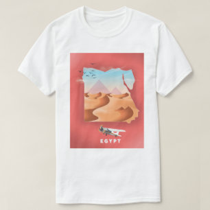 Egypt reisposter t-shirt