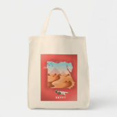 Egypt reisposter tote bag (Voorkant)