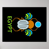 EGYPT SCARAB poster (Voorkant)