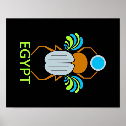 EGYPT SCARAB poster (Voorkant)