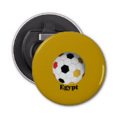 Egypt Soccer  Button Flesopener (Voorkant)