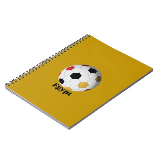 Egypt Soccer Notitieboek (Linkerzijde)
