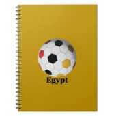 Egypt Soccer Notitieboek (Voorkant)