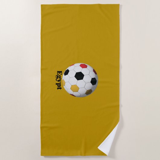 Egypt Soccer Strandlaken (Voorkant)