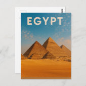 Egypt – The Great Pyramids of Giza Briefkaart (Voorkant / Achterkant)