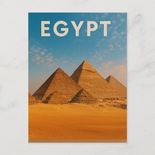 Egypt – The Great Pyramids of Giza Briefkaart (Voorkant)