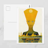 Egypt Vintage Reisposter Gerestaureerd Briefkaart (Voorkant / Achterkant)