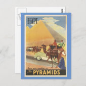 Egypt Vintage Travel postcard Briefkaart (Voorkant / Achterkant)