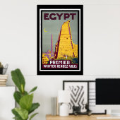 Egypt Vintage Travel Poster (Thuiskantoor)