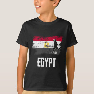 Egypt Vlag Jersey Egyptisch Voetbalteam Egyptisch T-shirt
