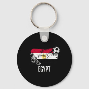 Egypt Vlag Jersey Egyptisch Voetbalteam Egyptische Sleutelhanger