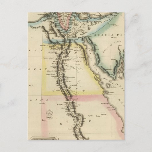 Egypte 12 briefkaart (Voorkant)