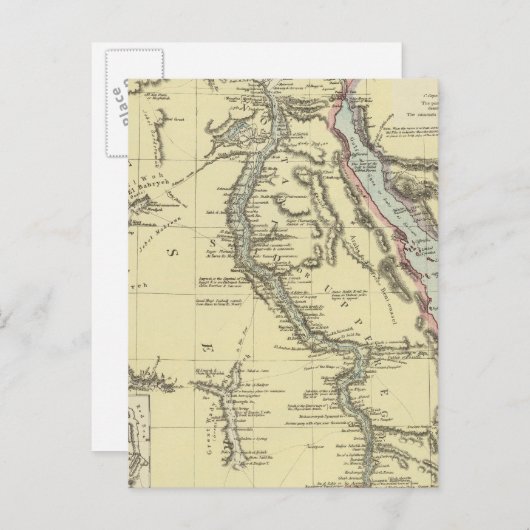 Egypte 13 briefkaart (Voorkant / Achterkant)