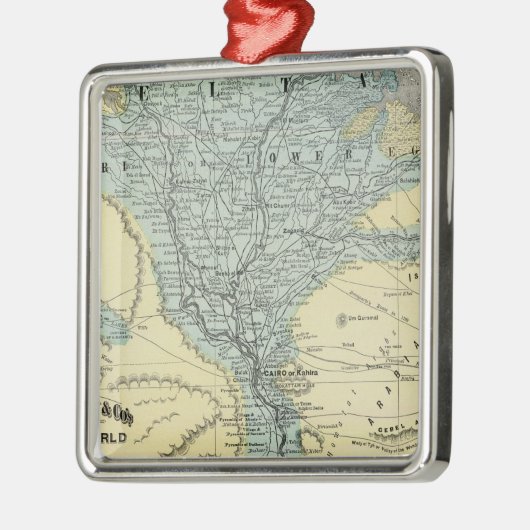 Egypte 14 metalen ornament (Links)