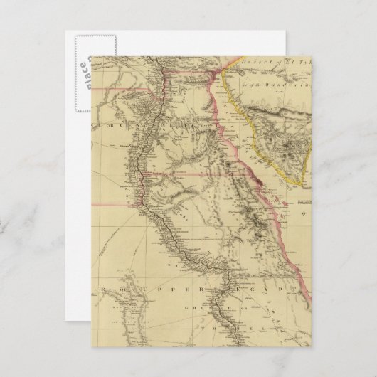 Egypte 15 briefkaart (Voorkant / Achterkant)