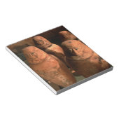 Egypte, 26e dynastie-kanopiepotten gevonden in Abu Notitieblok (Schuin)