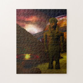 Egypte: 3D digitale kunst Legpuzzel